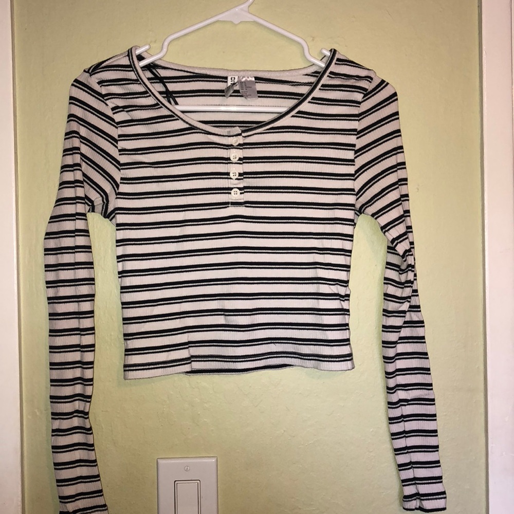 Striped Crop Top